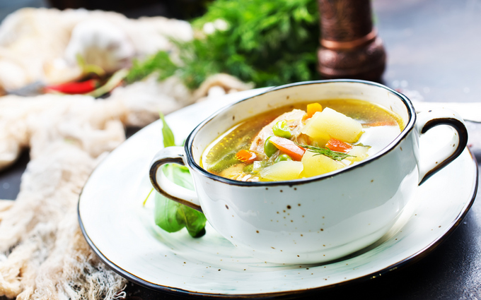 Благотворні властивості супу для шлунка