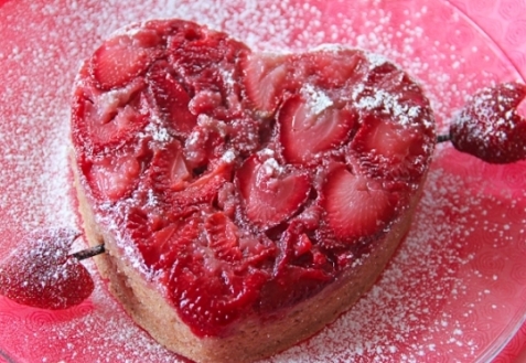 Рецепт на День святого Валентина: Клубничный пирог