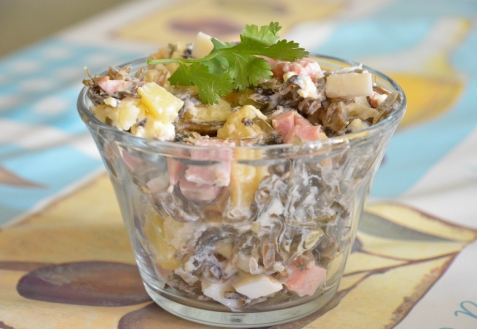 Рецепт - Салат из морской капусты