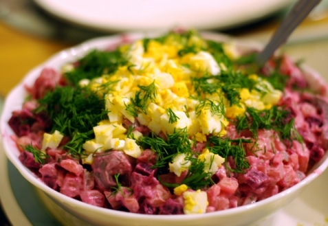 Шведский селедочный салат