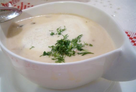 Суп-пюре из грибов - рецепт